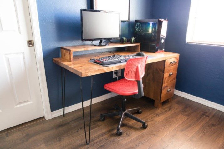DIY Gaming Computer Desk