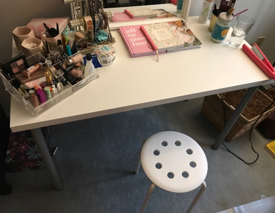 DIY IKEA Vanity for 50