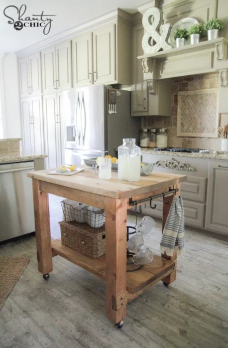 25 DIY Kitchen Island to Revamp Your Kitchen with Style – DIY KITCHEN ISLAND DIY KITCHEN ISLAND