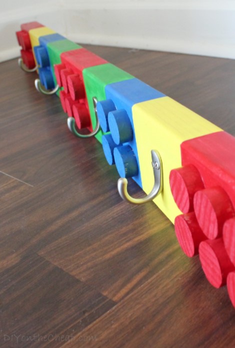 DIY LEGO COAT RACK