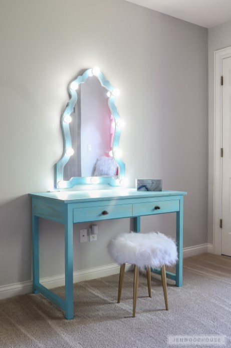 DIY MAKEUP VANITY jenwood