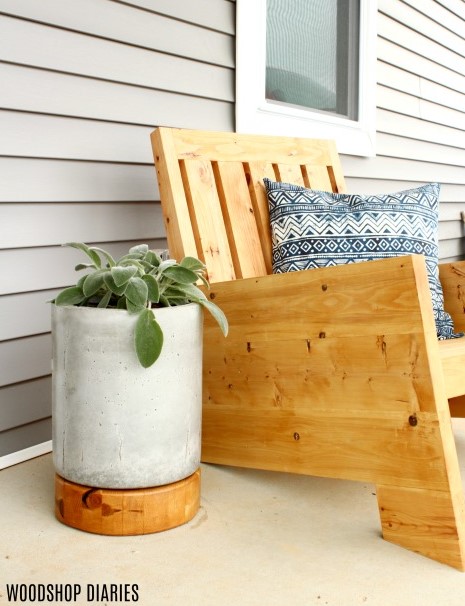 DIY MODERN OUTDOOR CHAIR