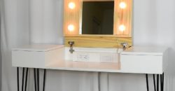 25 DIY Vanity Table Ideas for Your Personal Beauty Space