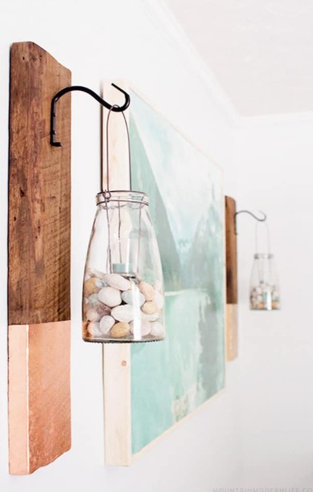 25 Best DIY Wall Decor Ideas to Personalize Your Blank Wall – DIY Modern Rustic Wall Hanging DIY Modern Rustic Wall Hanging