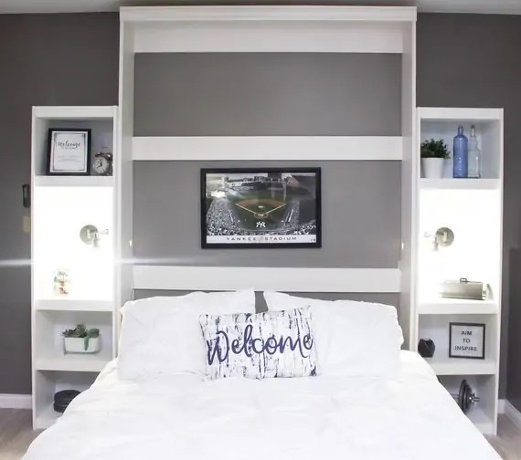 25 DIY Murphy Bed Design Ideas (with Free Plans) – DIY Murphy Bed with Free Plans 1 DIY Murphy Bed with Free Plans 1