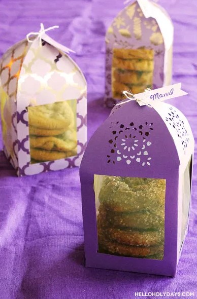 DIY Ramadan Paper Lantern Favor