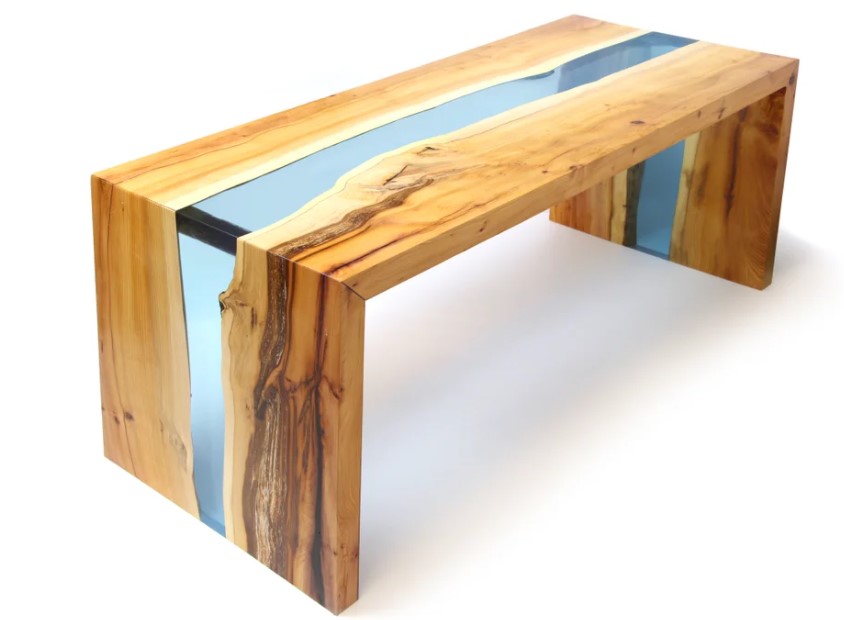 DIY Resin River Table Using Clear Epoxy Casting Resin and Wood