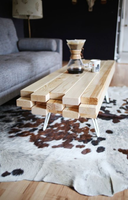 25 Best DIY Coffee Table Ideas Ideas with Free Plans – DIY WOODEN COFFEE TABLE DIY WOODEN COFFEE TABLE