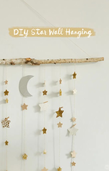 DREAMY ROOM DECOR WITH A DIY STAR WALL HANGING