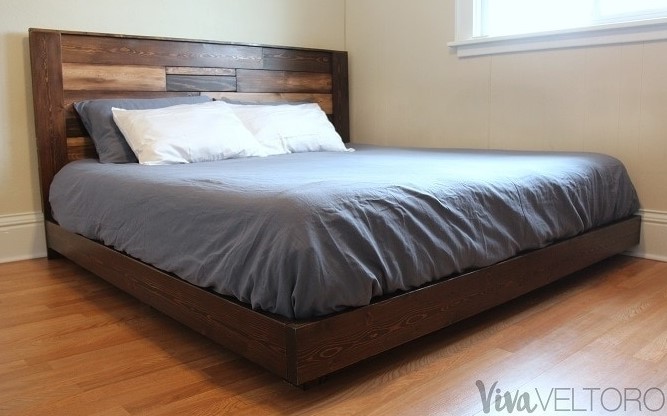 EASY DIY PLATFORM BED WITH INSTRUCTIONS