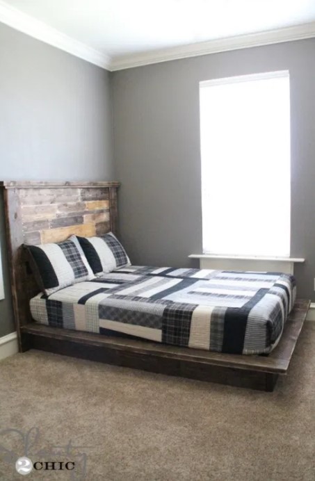 EASY DIY PLATFORM BED