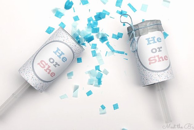 25 DIY Gender Reveal Party Ideas for a Memorable Celebration – Easy DIY Gender Reveal Confetti Poppers Easy DIY Gender Reveal Confetti Poppers