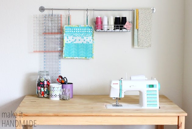 Easy DIY IKEA Sewing Table Hack