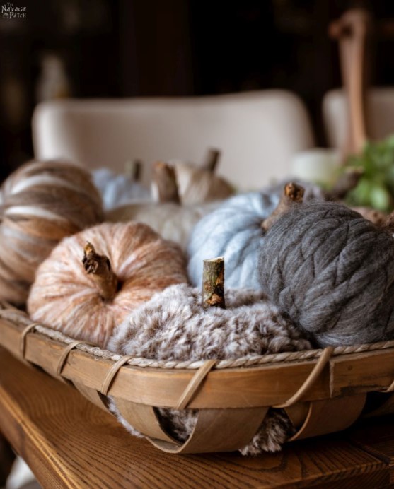 Easy DIY Yarn Pumpkins