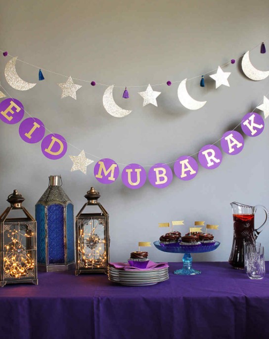 Eid Mubarak Circle Garland