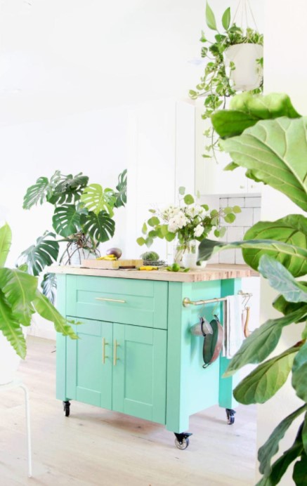 25 DIY Kitchen Island to Revamp Your Kitchen with Style – Farmhouse DIY Kitchen Island an IKEA hack Farmhouse DIY Kitchen Island an IKEA hack