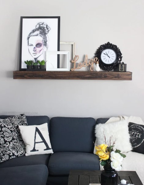 25 DIY Floating Shelves Designs That Will Enhance Your Space – Fast Easy and Cheap DIY Floating Shelf Fast Easy and Cheap DIY Floating Shelf