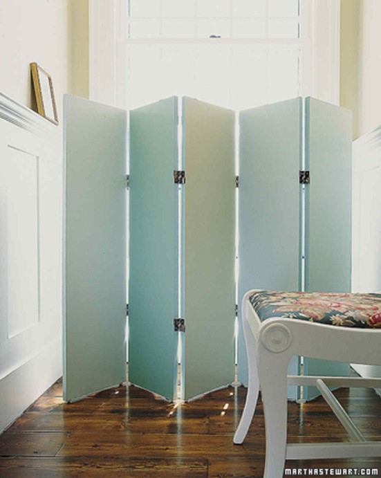 25 Functional DIY Room Divider Ideas with Free Plans – Five panels Five panels