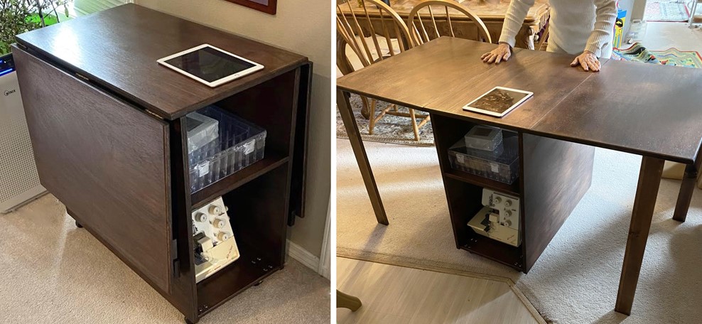 25 DIY Sewing Table Ideas to Spice Up Your Crafting Journey – Folding Sewing Table Folding Sewing Table