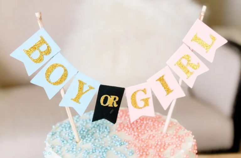 Gender Reveal Party Cake