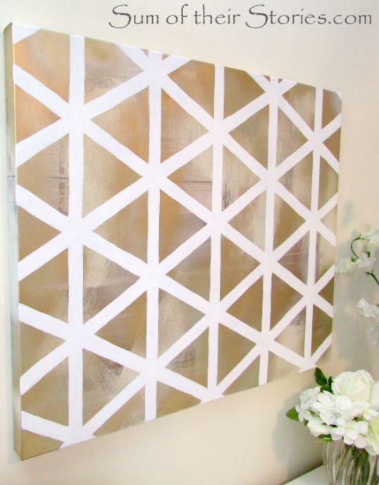 Geometric DIY art 1