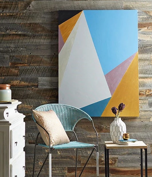 25 Best DIY Wall Decor Ideas to Personalize Your Blank Wall – Geometric Wall Art Geometric Wall Art