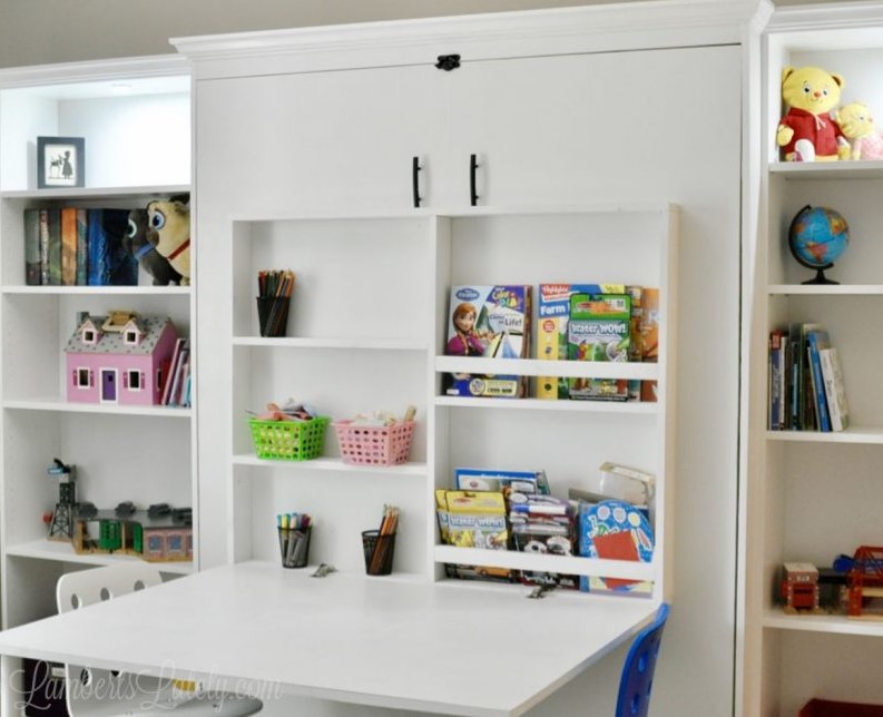 25 DIY Murphy Bed Design Ideas (with Free Plans) – HOW TO BUILD A DIY MURPHY BED WITH DESK AND BOOKCASES 1 HOW TO BUILD A DIY MURPHY BED WITH DESK AND BOOKCASES 1