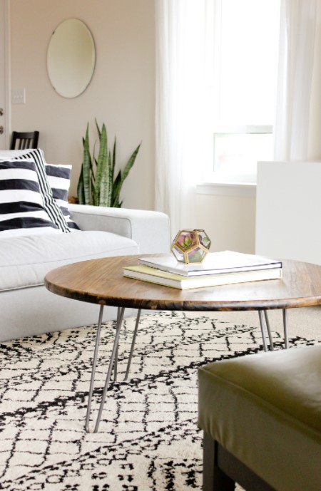 25 Best DIY Coffee Table Ideas Ideas with Free Plans – Hairpin Leg Coffee Table TUTORIAL Hairpin Leg Coffee Table TUTORIAL