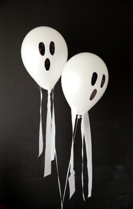 35 Best DIY Halloween Decoration Ideas for 2025 – Halloween Ghost Balloons Halloween Ghost Balloons