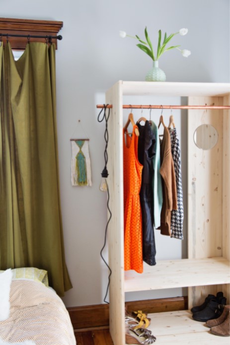 25 Best DIY Clothes Rack Ideas (Simple & Affordable) – MODERN WOODEN WARDROBE DIY MODERN WOODEN WARDROBE DIY