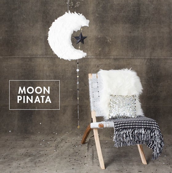 MOON PINATA DIY