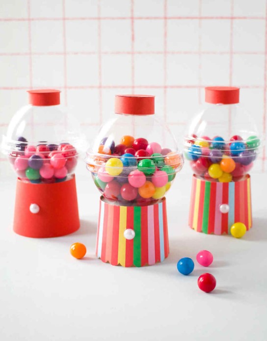 25 DIY Birthday Party Ideas for an Unforgettable Event – Mini Gumball Machine Party Favors Mini Gumball Machine Party Favors