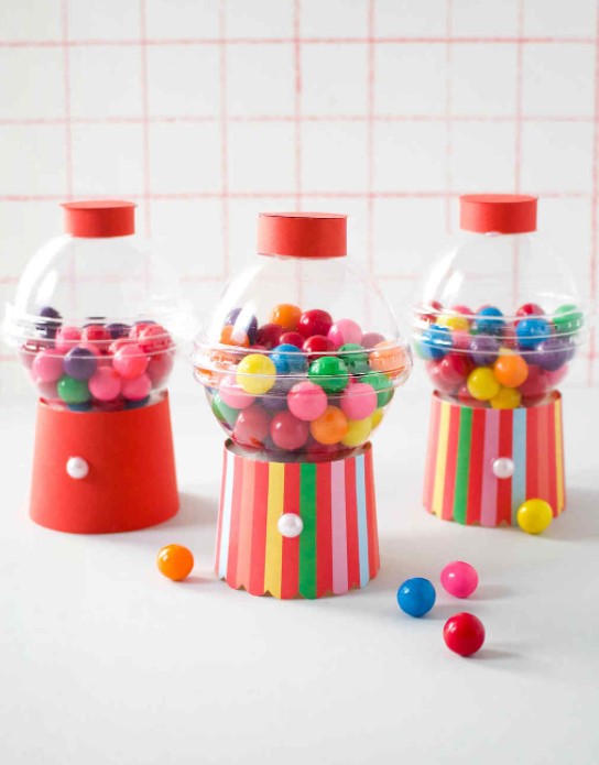 Mini Gumball Machine Party Favors