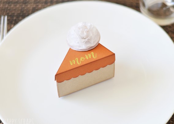 Mini Pie Box Thanksgiving Place Cards