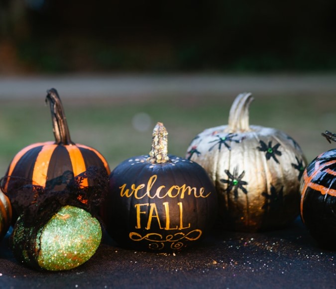35 Best DIY Halloween Decoration Ideas for 2025 – No Carve Pumpkin Decorating Party No Carve Pumpkin Decorating Party
