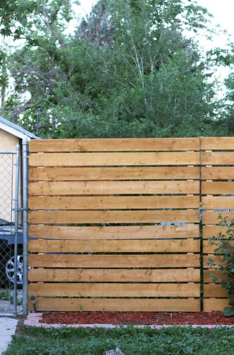 Our Privacy Fence Solution Cedar Panel DIY