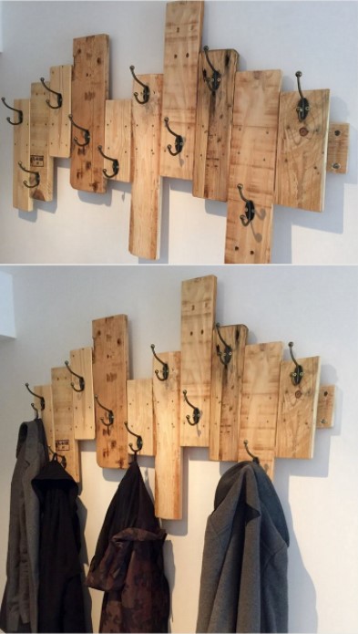 25 DIY Coat Rack Ideas That Are Easy to Build – Pallet Wood Projects Pallet Wood Projects