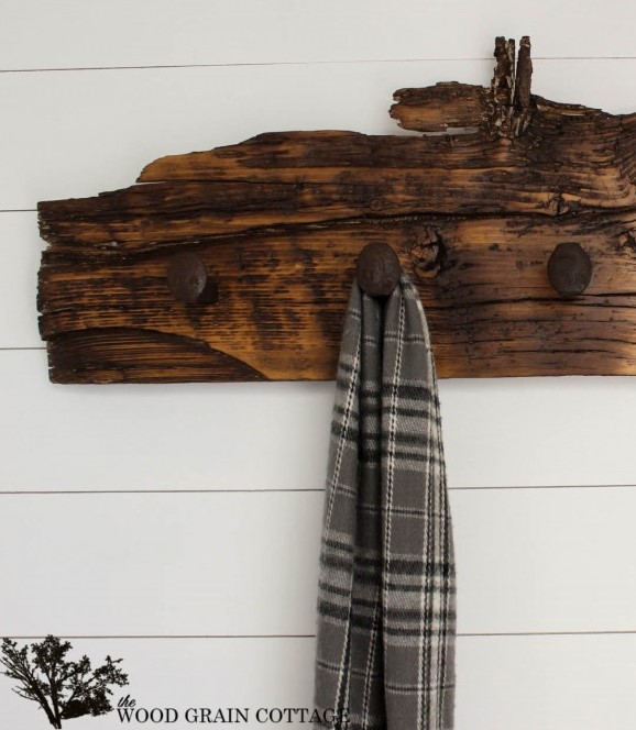 25 DIY Coat Rack Ideas That Are Easy to Build – Railroad Spike Wall Hook Rack Railroad Spike Wall Hook Rack