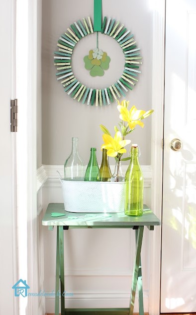 25 DIY St. Patrick's Day Decoration Ideas – Easy & Simple – Saint Patricks Day Wreath Saint Patricks Day Wreath