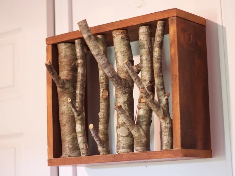 25 DIY Coat Rack Ideas That Are Easy to Build – Simple Branching Coat Rack Simple Branching Coat Rack