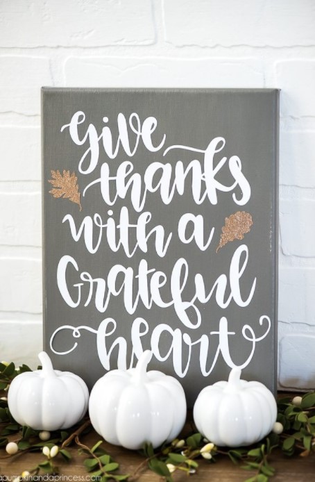 Thanksgiving Grateful Sign