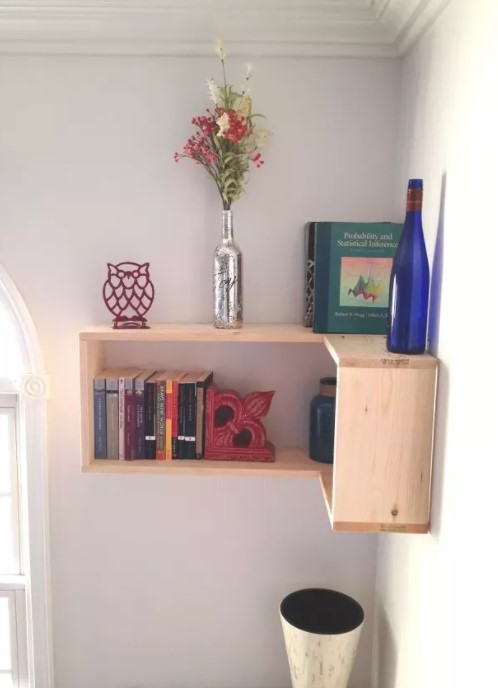 The Turning Point DIY Corner Shelves