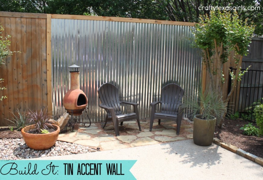 Tin Accent Wall