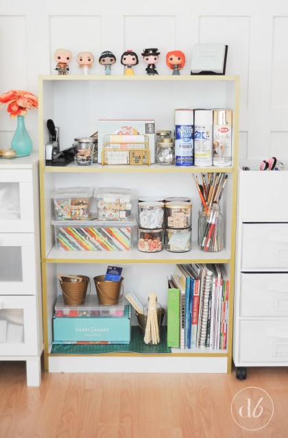 Washi Tape Bookcase 1