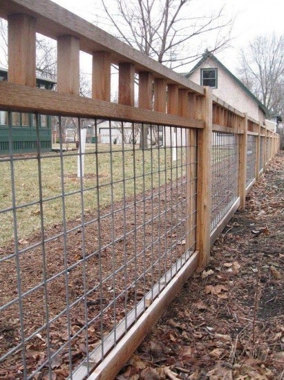 a Cattle Panel Fence aka Cattle Fence