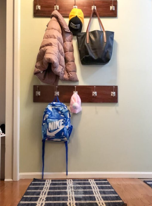 25 DIY Coat Rack Ideas That Are Easy to Build – a Double Wall Mounted DIY Coat Rack Detailed Step by Step Tutorial a Double Wall Mounted DIY Coat Rack Detailed Step by Step Tutorial