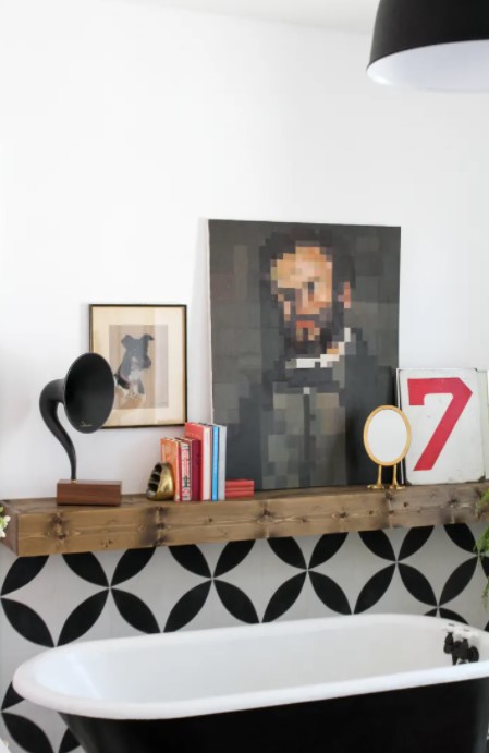 25 DIY Floating Shelves Designs That Will Enhance Your Space – a Long Wood Floating Shelf a Long Wood Floating Shelf