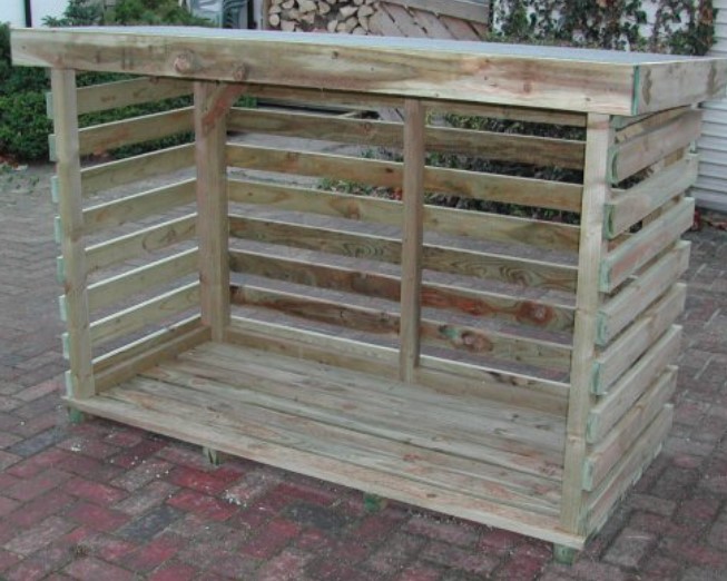 25 Best DIY Firewood Rack Ideas with Clever Designs – a great looking log store a great looking log store