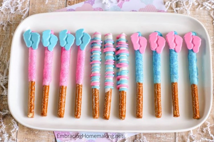 25 DIY Gender Reveal Party Ideas for a Memorable Celebration – baby shower snack baby shower snack