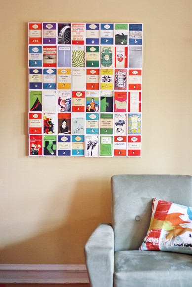 diy postcard wall art